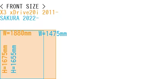 #X3 xDrive20i 2011- + SAKURA 2022-